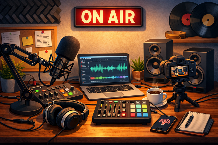 Quel matériel pour créer un podcast et un home studio radio ? (Guide 2026)
